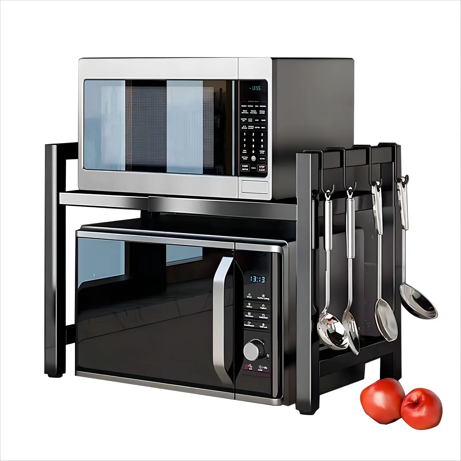 Direto Atacado Microondas Forno Rack Prateleira Stand Multi Purpose Aço Carbono Cozinha Organizador