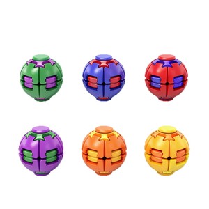 Spinner Modular de Ensamblaje, Juguete Antiestrés de Plástico para Dedos, Giratorio y de Presión, Suave, Ligero, Multicolor, para Niños y Adultos - Product Image 5