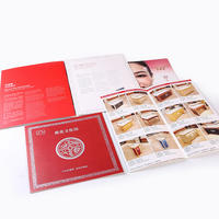 Özelleştirilmiş katlanır posteri ticari baskı posteri ofset baskı kağıdı karton 250gsm mat kuşe kağıt özelleştirilmiş renk