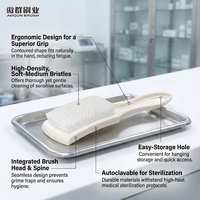 Brosse chirurgicale pour les mains en fil métallique AOQUN - Antibactérienne, résistante à l'usure, taille personnalisable, dispositif médical de classe I, certifié ISO13485