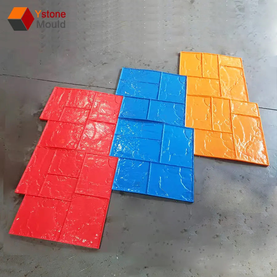 Stamp mould floor mat silicone rubber for concrete stamping moulds