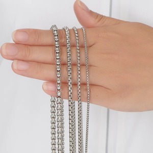 <span class=keywords><strong>Cadena</strong></span> de Acero Inoxidable de 2mm/3mm/4mm/5mm/6mm de Grosor, Estilo Clásico, para Hombre y Mujer, de 14 a <span class=keywords><strong>40</strong></span> Pulgadas - Product Image 6