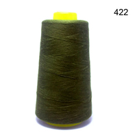 Fil à coudre en polyester à grande vitesse de 3000 mètres Type de fil à broder ligne manuelle 402