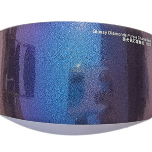 Wrapmaster 1,52*17m camaleón brillante diamantes PVC envoltura púrpura a rojo película de protección de pintura corporal antiarañazos para decoraciones - Product Image 4