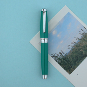 MAJOHN New Moon 3 Metal <strong>Green</strong> Fountain <strong>Pen</strong> Standard Art Nib Student Calligraphy Gift Box Writing <strong>Pen</strong> Made in China - Product Image 3