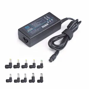 Adattatore di alimentazione per caricabatterie universale per Laptop 45W 65W 70W 90W con adattatore per caricabatterie universale per Laptop a 10 punte