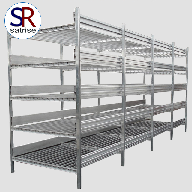 Reusable and rust-resistant metal rack for Agaricus bisporus growing easy to install shelf for mushroom cultivation