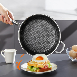 High Quality Ceramic Nonstick Die <b>Cast</b> Aluminium Stainless Steel Handle Shinning Polish Durable Oven Safe Frying <b>Pan</b> - Product Image 3