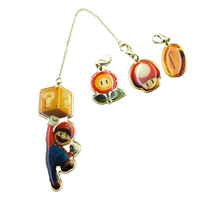 Marcapáginas de aluminio con diseño de animales de dibujos animados, de latón esmaltado, con cadena metálica y etiquetas. - Product Image 2