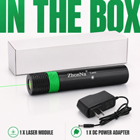 Module de positionnement laser vert ZhonNa 532nm 35mW pour la découpe du bois et de la pierre, pièces d'équipement laser industriel DC5521