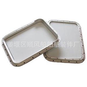 Fournisseur de hublots marins rectangulaires standard sur mesure, fenêtres marines fixes - Product Image 2