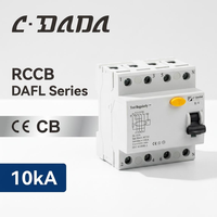 Disjoncteur différentiel miniature de haute qualité série DALF, à diode moulée, 100V, PA66, capacité de coupure 4,5kA