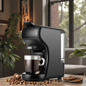 Machine à café à capsules électrique automatique LEXIA, mousse de lait vapeur, pression de pompe 19 bars, réservoir d'eau 0,6 L, matériau ABS+PP - Product Image 1