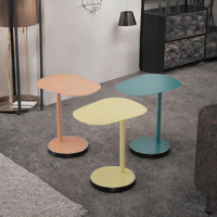 Table basse moderne en métal extensible pour salon, salle à manger, petits appartements - Durable, légère, multifonctionnelle