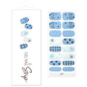 Vente à Chaud d'<span class=keywords><strong>Amazon</strong></span> Nouvelles Bandes de Gel Semi-Durci Non Toxiques Shanghai Motifs Colorés Vente en Gros Enveloppes de Vernis à Ongles en Gel - Product Image 3