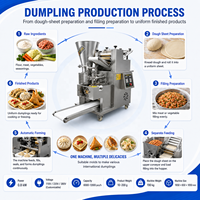 Machine industrielle à fabriquer des raviolis 12000 pièces/heure, machine à samosas, empanadas, pierogi, raviolis avec moules personnalisés