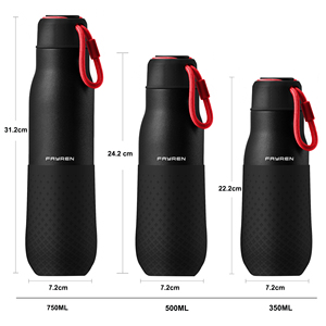 Eco Friendly <strong>18</strong> oz Insulated Water <strong>Bottles</strong> with Lid and String Vacuum Leak Proof Water <strong>Bottle</strong> for Outdoor Sports - Product Image 4