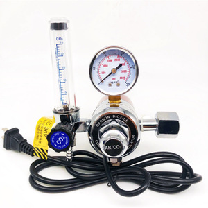 Régulateur de CO2 avec débitmètre 0-25 L/Min 120W 36/110/220V pour soudage sous protection CO2 - Product Image 1