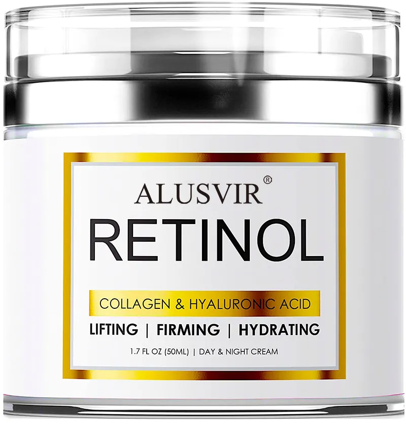 सौंदर्य प्रसाधन निजी लेबल Retinol चेहरे क्रीम क्रीम Visage मंजूरी अंधेरे स्थान को हटाने विटामिन एक प्राकृतिक चेहरा क्रीम