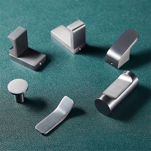 Gun Gray Chrome-Plated Iron Modern Bathroom Wall <b>Hook</b> Single <b>Hook</b> Coat <b>Hook</b> for Tools - Product Image 4