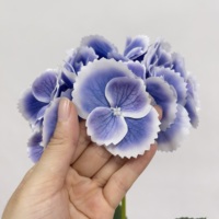 Fleurs d'hortensia artificielles HGA à longue tige unique pour la décoration intérieure, hortensias en soie réalistes pour décorations de fête en gros