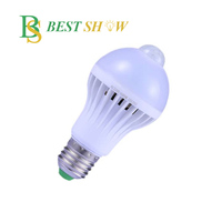 E27 B22 la potencia de 3w 5w 7w 9w 12w 15w 18w sonido led sensor de movimiento de la lámpara 3500k 4000k 10000k 12000k bombilla led sensor de voz