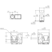 Capteur laser vert miniature LDL-S pour la mesure de distance, capteur laser de proximité TTL à courte portée de 10 m