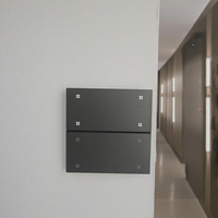 Interruptor de pared inteligente Tuya Zigbee de 8 teclas, 220-240V, compatible con grabado láser, Hogar Inteligente