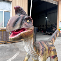 Modèle animatronique en métal avec capteur infrarouge simulé, taille personnalisée, pour parcs à thème en plein air, aéroports et écoles