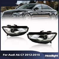 Conjunto de Faros LED para Audi A6 2012-2015, Repuesto de Faros Delanteros, Suministro de Fábrica, Piezas de Automóvil -- Un Par
