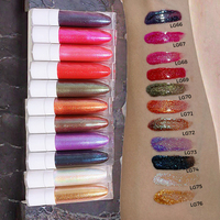 Gloss à lèvres liquide minéral scintillant végétalien populaire en gros de Chine, marque privée, meilleure qualité, rose, rouge, nude, transparent, brillant