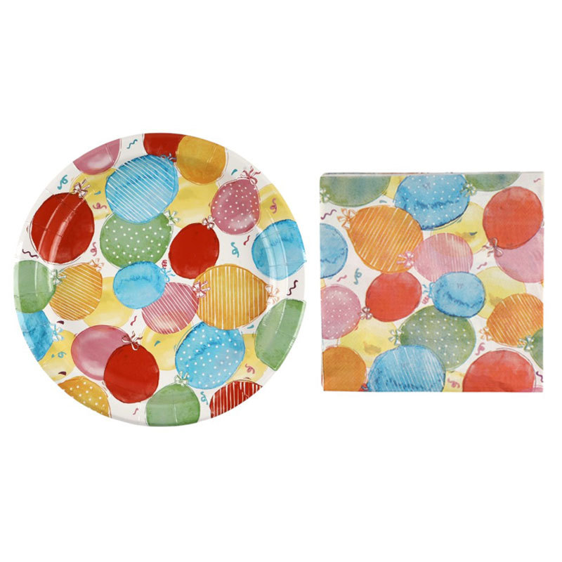 Bulk 50th Birthday Party Tableware Kit