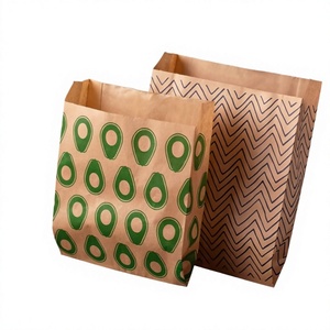 Bolsas de Papel Kraft Biodegradables y Resistentes a la Grasa, Aptas para Alimentos, con Sellado Térmico, Impresión Flexográfica, Certificadas, Tamaños Personalizados, para Papas Fritas - Product Image 3