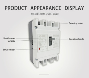 Cầu dao MCCB 3P 4P 63A 80A <span class=keywords><strong>100A</strong></span> 150A 200A 250A bán buôn, giá cả cạnh tranh & bảo hành 5 năm - Product Image 2