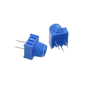 Potentiomètre de précision à résistance réglable 3386p-1-103 1k/2k/5k/10k/20k/50k, potentiomètre trimmer en ligne avec capuchon, résistance 3386p - Product Image 3