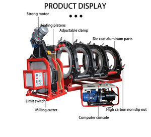 Bada nhà máy HDPE Đường kính ống 500 630 800 1000 1200 16000mm Fusion mông Máy hàn để bán mông Fusion giá máy - Product Image 3