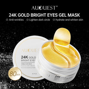 Venta caliente 24K oro <span class=keywords><strong>ojos</strong></span> brillantes máscara de gel Venta al por mayor hidratante orgánico brillo debajo del parche ocular de hidrogel - Product Image 3