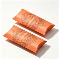 Boîte d'emballage personnalisée en carton pour poulet frit, shawarma, frites, emballage en papier pour plats à emporter, boîte oreiller