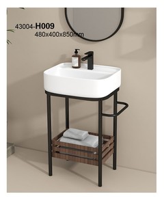 80% descuento moderno ahorrar espacio baño lavabo pared colgada toalla estante soporte Acero inoxidable lavabo toallero - Product Image 6