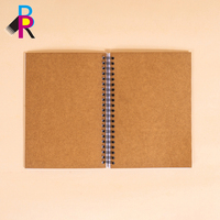 Carnet de notes/agenda professionnel A5 personnalisé avec reliure à anneaux YO et couverture rigide en papier kraft, personnalisation OEM