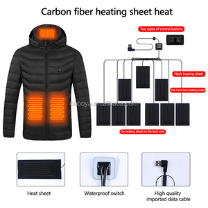 Wholesale 9 Zone Heater Quick <strong>Heat</strong> Men Winter Warm Clothing USB Rechargeable Battery Heated <strong>Jacket</strong> - Product Image 3