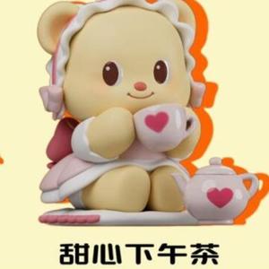 100% véritable PLZ-DOT beurre ours loisirs <span class=keywords><strong>temps</strong></span> <span class=keywords><strong>série</strong></span> ornements cadeaux pour filles en peluche aveugle boîte en peluche poupée jouet - Product Image 4