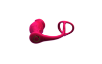Vibrador Anal Rojo con Control Remoto, Tapón Anal, Juguete Íntimo para Adultos, Regalo Romántico de San Valentín, Juguete Sexual para Parejas Adultas