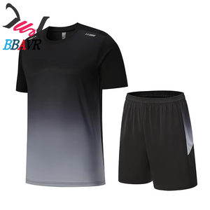 Unisex <b>Women's</b> Fast Dry Knit T-shirt and Short Sports <b>Running</b> Training Sets <b>Women</b>''s Tracksuit Summer Sets - Product Image 5