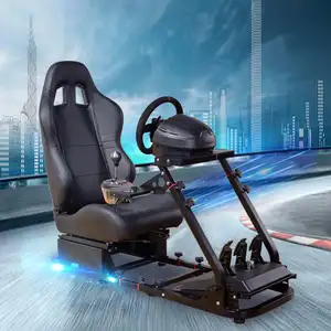 निर्माता थोक सिम्युलेटर सीट कार ड्राइविंग दौड़ सिम कॉकपिट खेल रेसिंग सिम्युलेटर रिग कॉकपिट