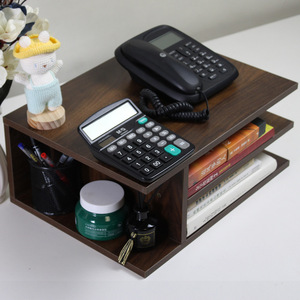 Mini organizador de escritorio, estante de almacenamiento rectangular de 3 niveles para organización de escritorio de oficina - Product Image 2