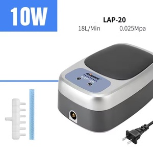 Bomba de Aire para Estanques Resun LAP-10/20/30/<span class=keywords><strong>50</strong></span>/80/120 con Enchufe Estadounidense de 110 V - Bomba de Oxígeno para Acuarios de 10-160 L/Min para Aireación de Aguas Residuales - Product Image 2