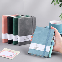 Carnet de poche en cuir PU A6 A7 à couleurs changeantes, avec élastique et porte-stylo, personnalisable avec logo, petit journal, vente en gros, usine OEM