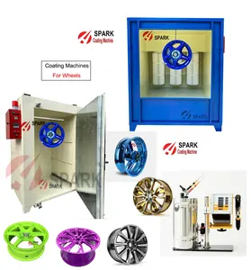 Car Motorcycle Electric Car Vehicle wheels Automatic Powder Coating Line Industrial Plant Line System Chain Marketing