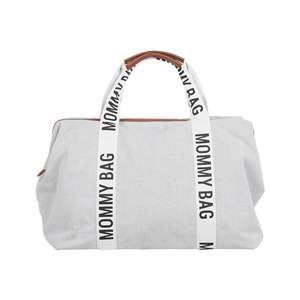 Childhome Mommy Bag Signatur Lona blanco roto - Product Image 1